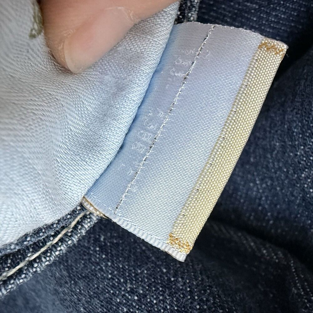VTG 90s Y2K 7 For All Mankind Flynt Low Rise Bootcut Jeans USA W30 L33 7FAM Auth - Picture 13 of 13